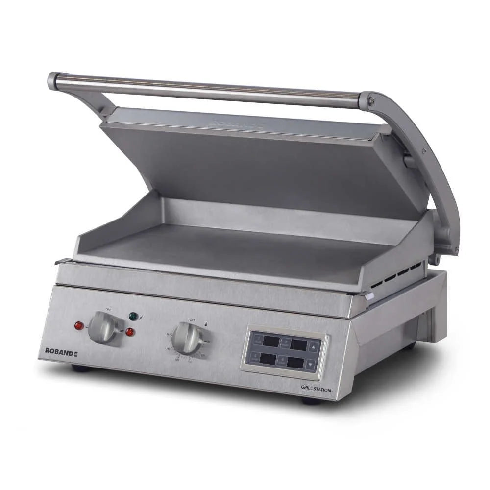 Roband Grill Station Electronic Timer, 8 slice, smooth plates, 15Amp