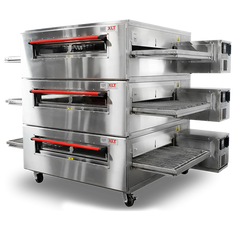 XLT 2440-3 Triple Deck Gas Conveyor Pizza Oven