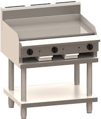 LUUS 600mm Griddle 300mm Chargrill