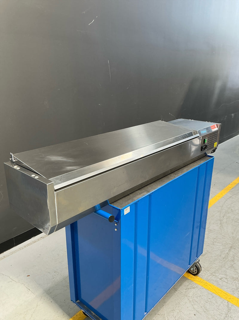 Polar - FA855-A - G-Series Countertop Prep Fridge with Lid 7x 1/4GN