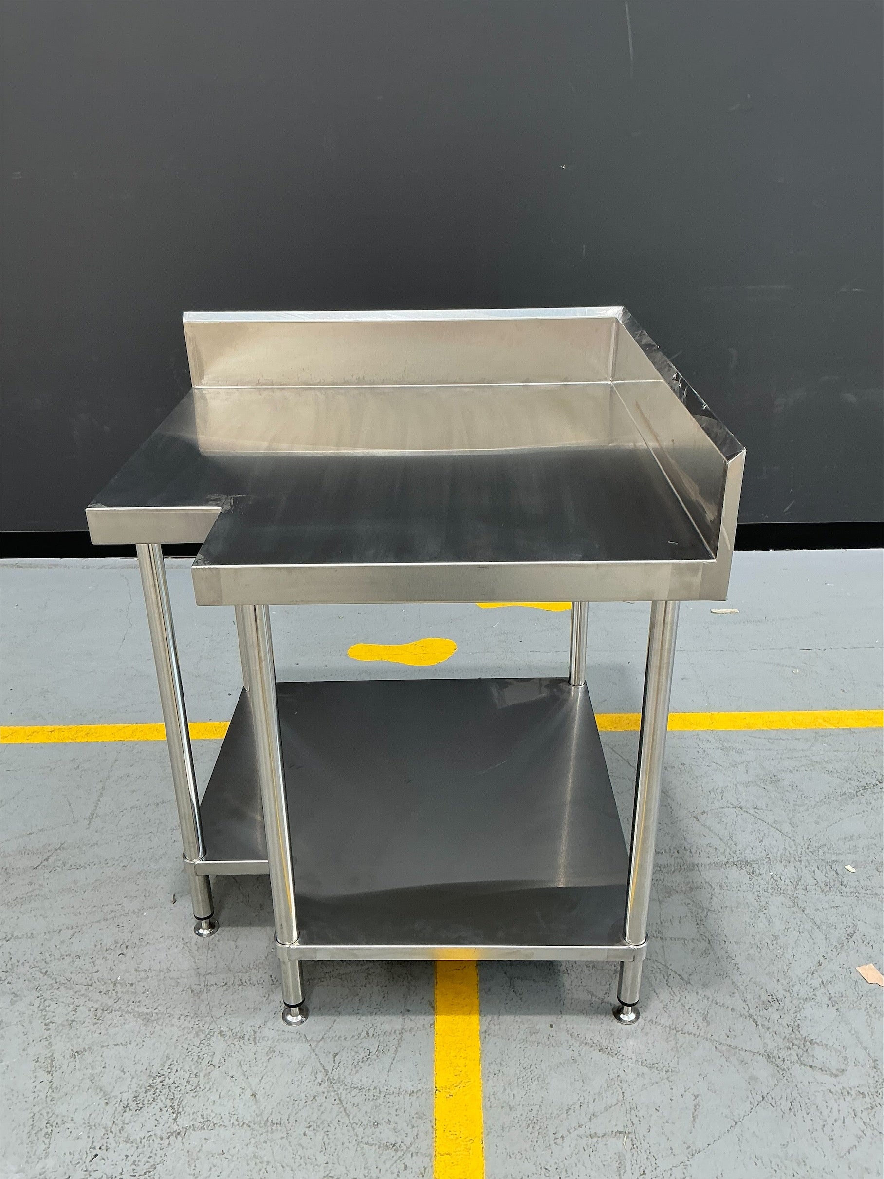 Simply Stainless Corner Bench With Splashback SS04.7.0900