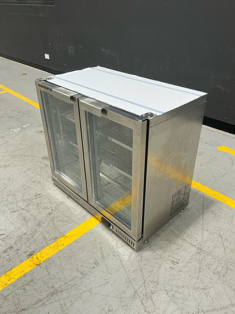 Skope - Two Glass Door Bar Cooler - 130 L - BC.2.GSW