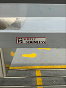 Simply Stainless Sink Bench with Splashback SS05.1500.L