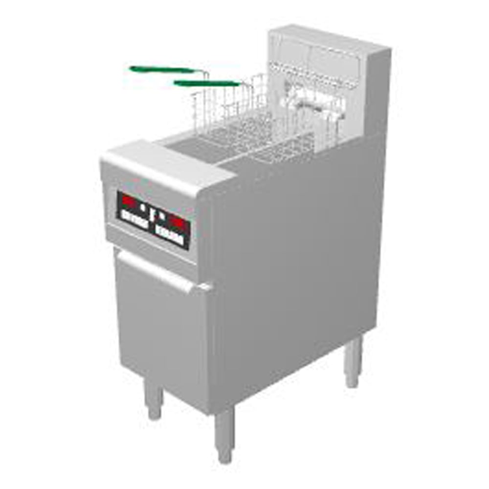 Frymaster - RE114-2C - Electric 14kw 2×12.5L Split Pot Fryer w Computer