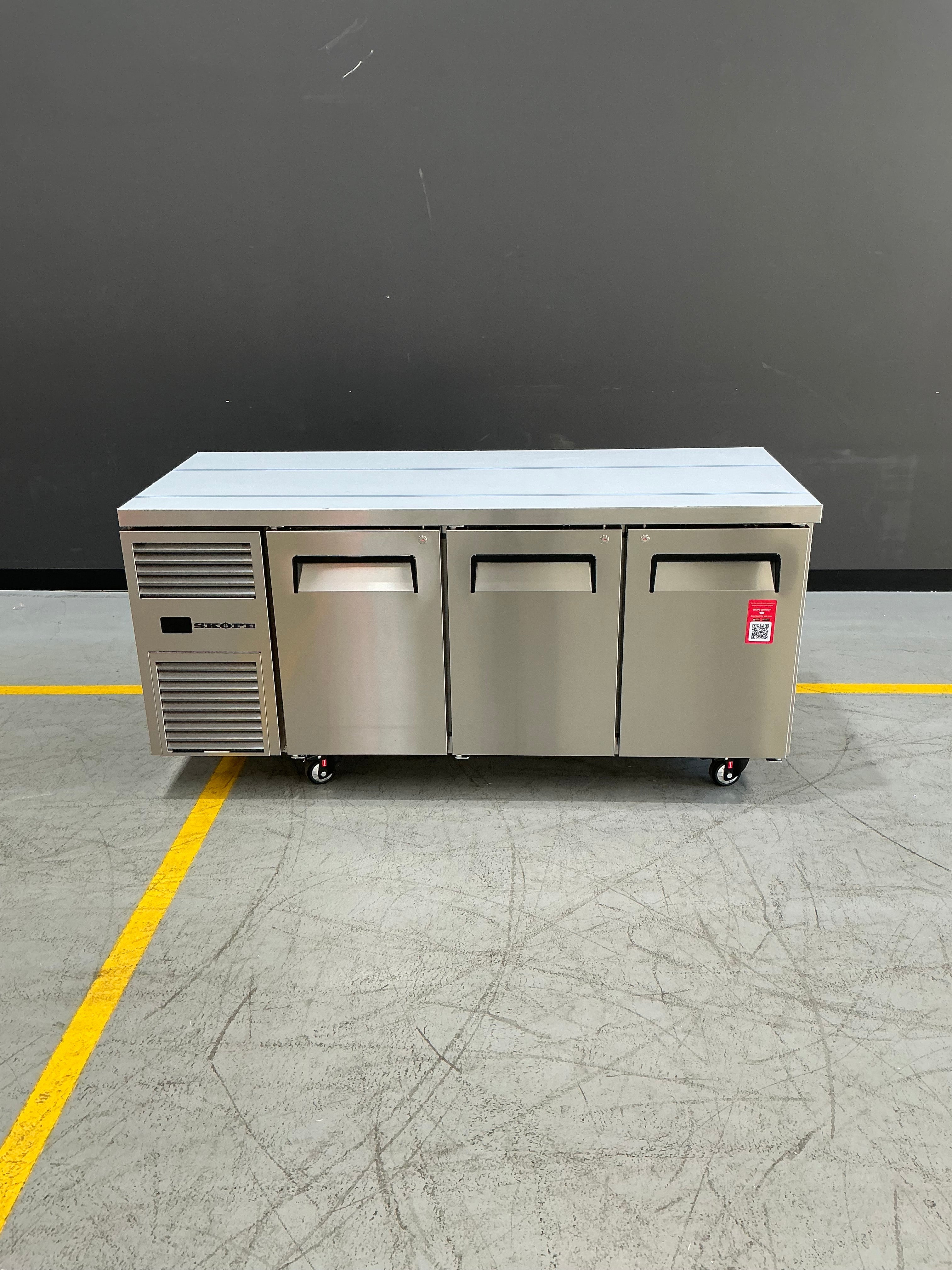 Skope - RF7.UBR.3.SD - Three Solid Door Underbench Fridge
