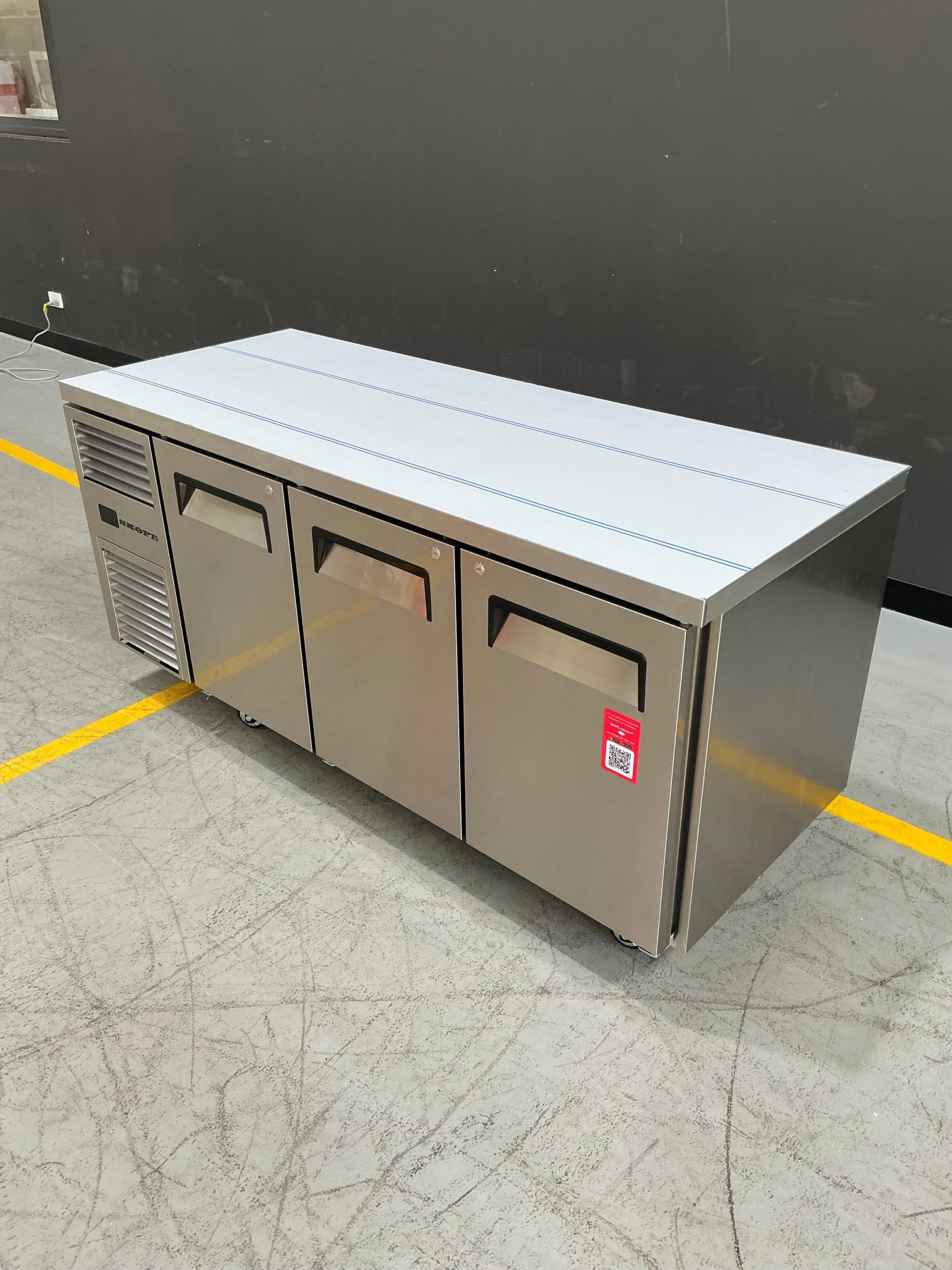Skope - RF7.UBR.3.SD - Three Solid Door Underbench Fridge