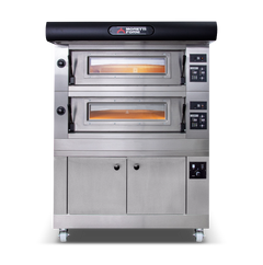 Moretti Forni COMP C/2/L Amalfi Double Deck Pizza Ovens on Prover