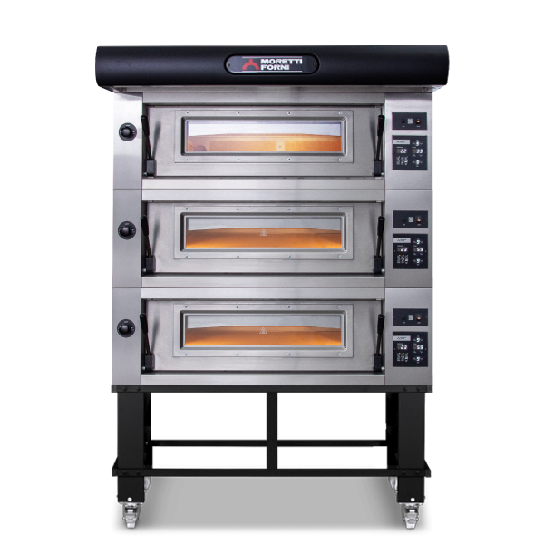 Moretti Forni COMP D/3/S Amalfi Triple Deck Gas Deck Oven on Stand