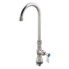 Single Bench Mount Body with Single Control and 12" Gooseneck Swivel Spout - T-3MSHG12