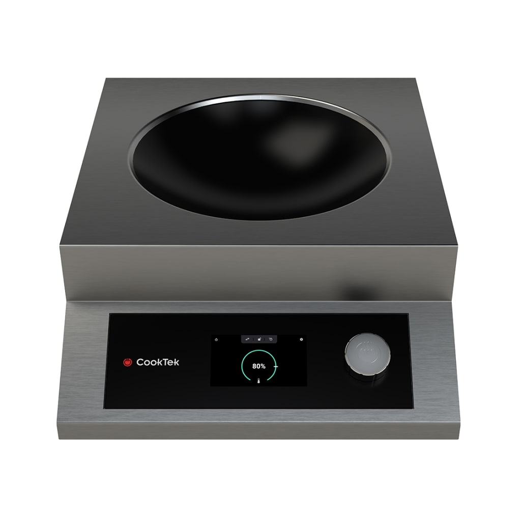 CookTek HTF.9500.WK35.4 Helios Touch Countertop Induction Wok Burner 15A
