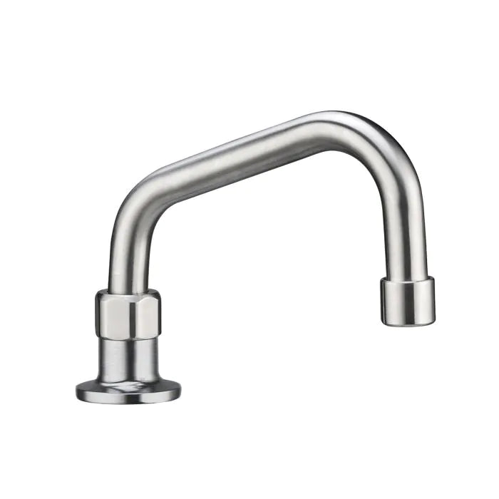 Stainless Steel Bench Mount (No Stops) with 8" Spout - T-3MHO08