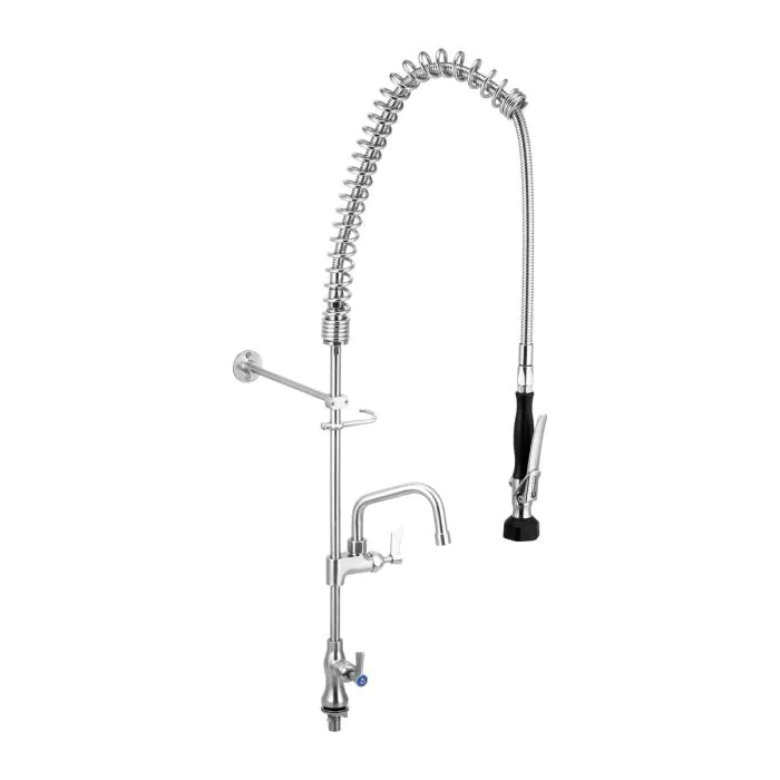Stainless Steel Single Bench Mount Pre-Rinse with 6" Pot Filler - T-3M53106