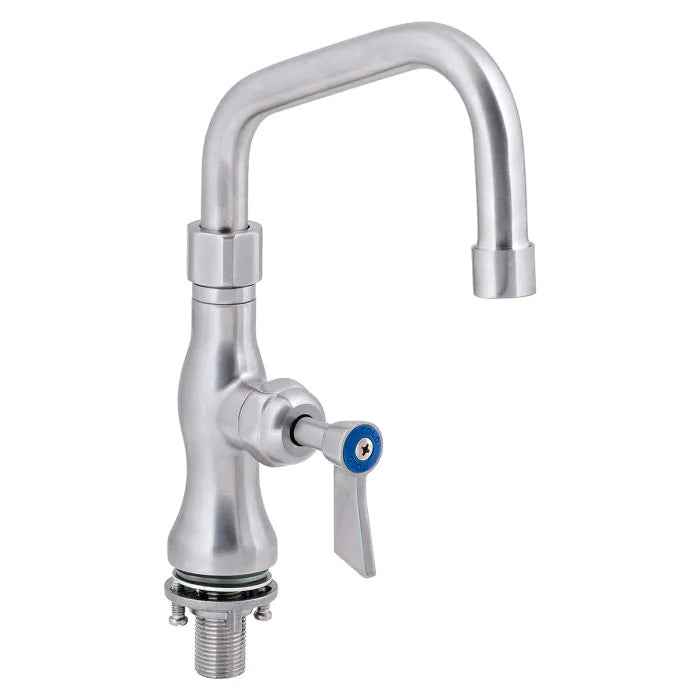 Stainless Steel Single Bench Mount Tap Body with 8" Spout - T-3MSH08