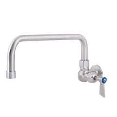 Stainless Steel Single Wall Mount Body with Single Control and 12" Spout - T-3MSW12