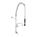 Stainless Steel Single Wall Mount Pre-Rinse with 12" Pot Filler - T-3M53712