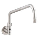 Stainless Steel Wall Elbow and 12" Spout - T-3MWE12