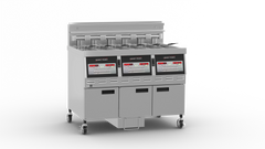 Henny Penny GVE 074FFFF - Four Well (Full) Open Fryer