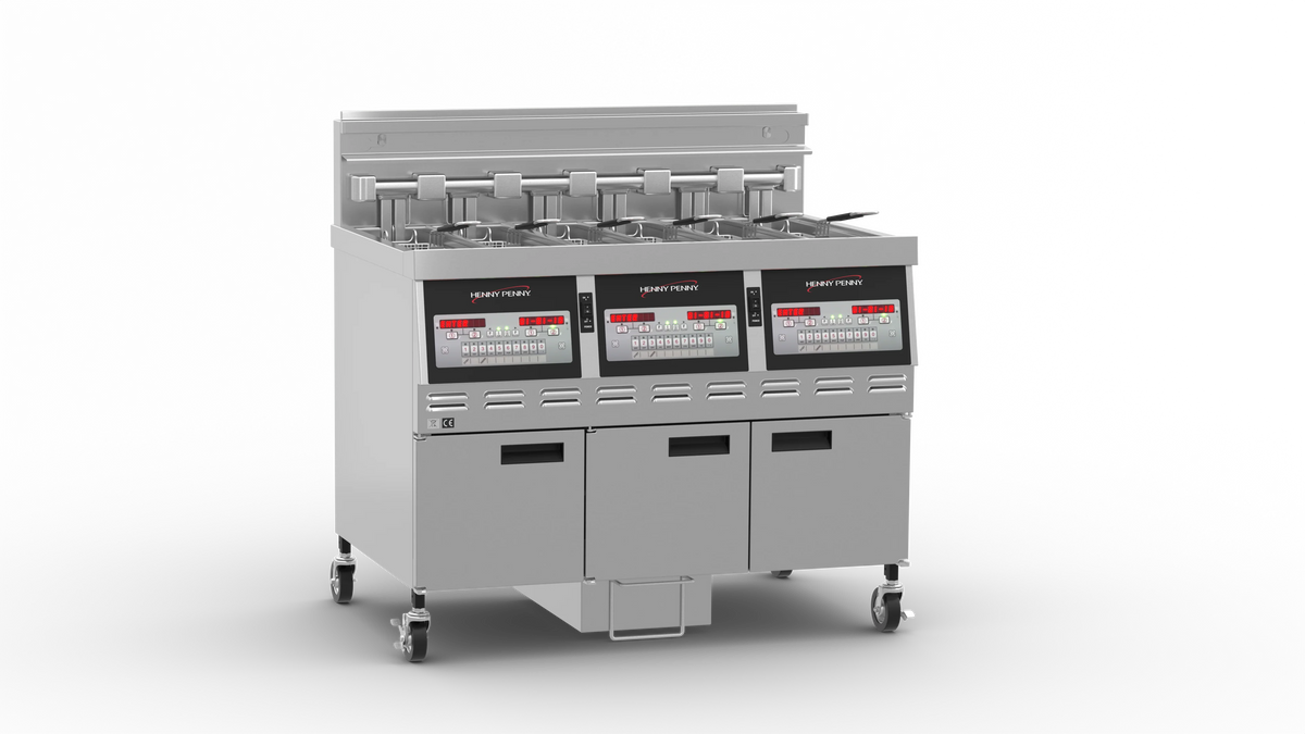 Henny Penny GVE 074FFFF - Four Well (Full) Open Fryer