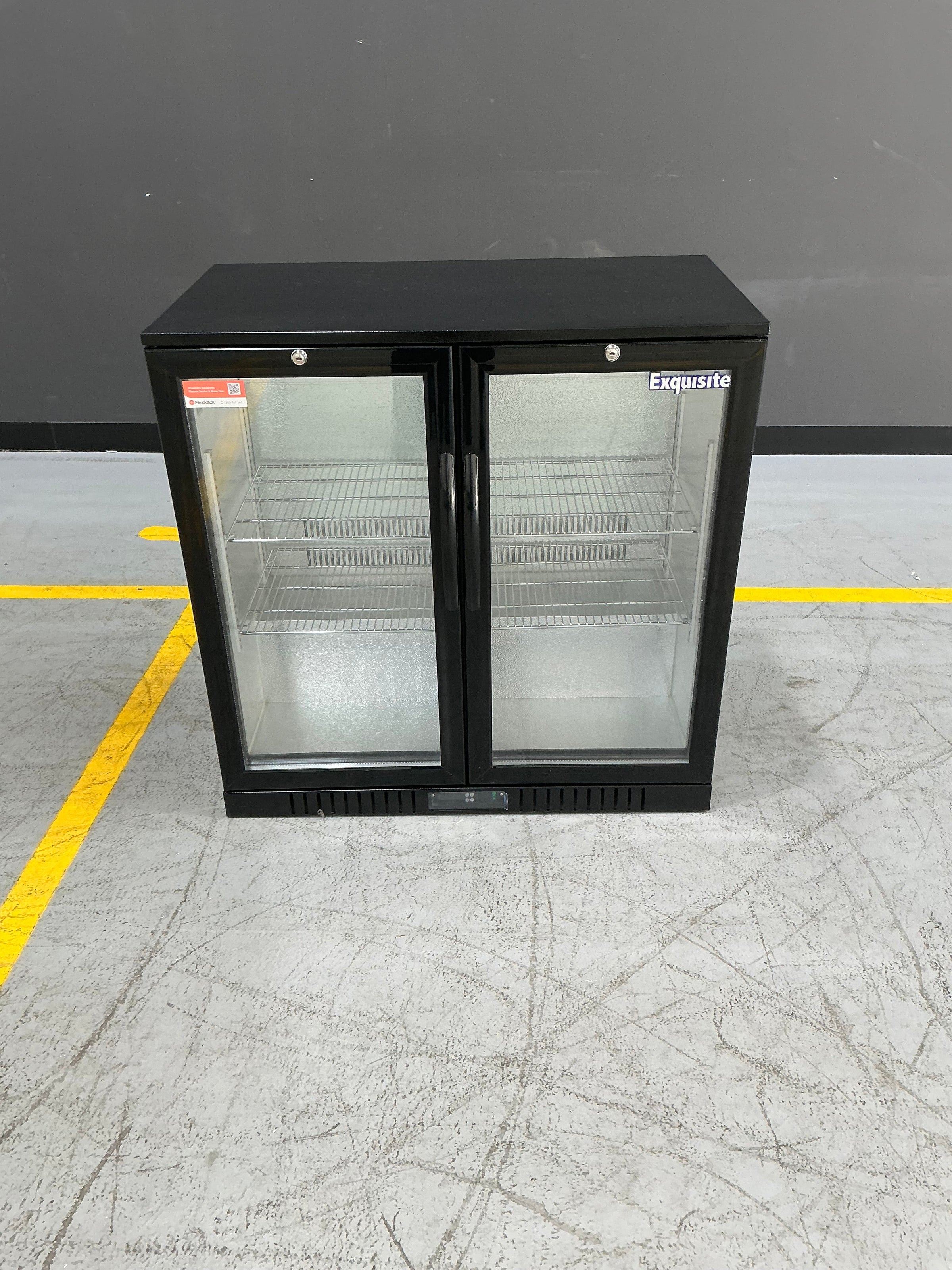 Exquisite - UBC210 - Two Swing Door Backbar Display Refrigerator
