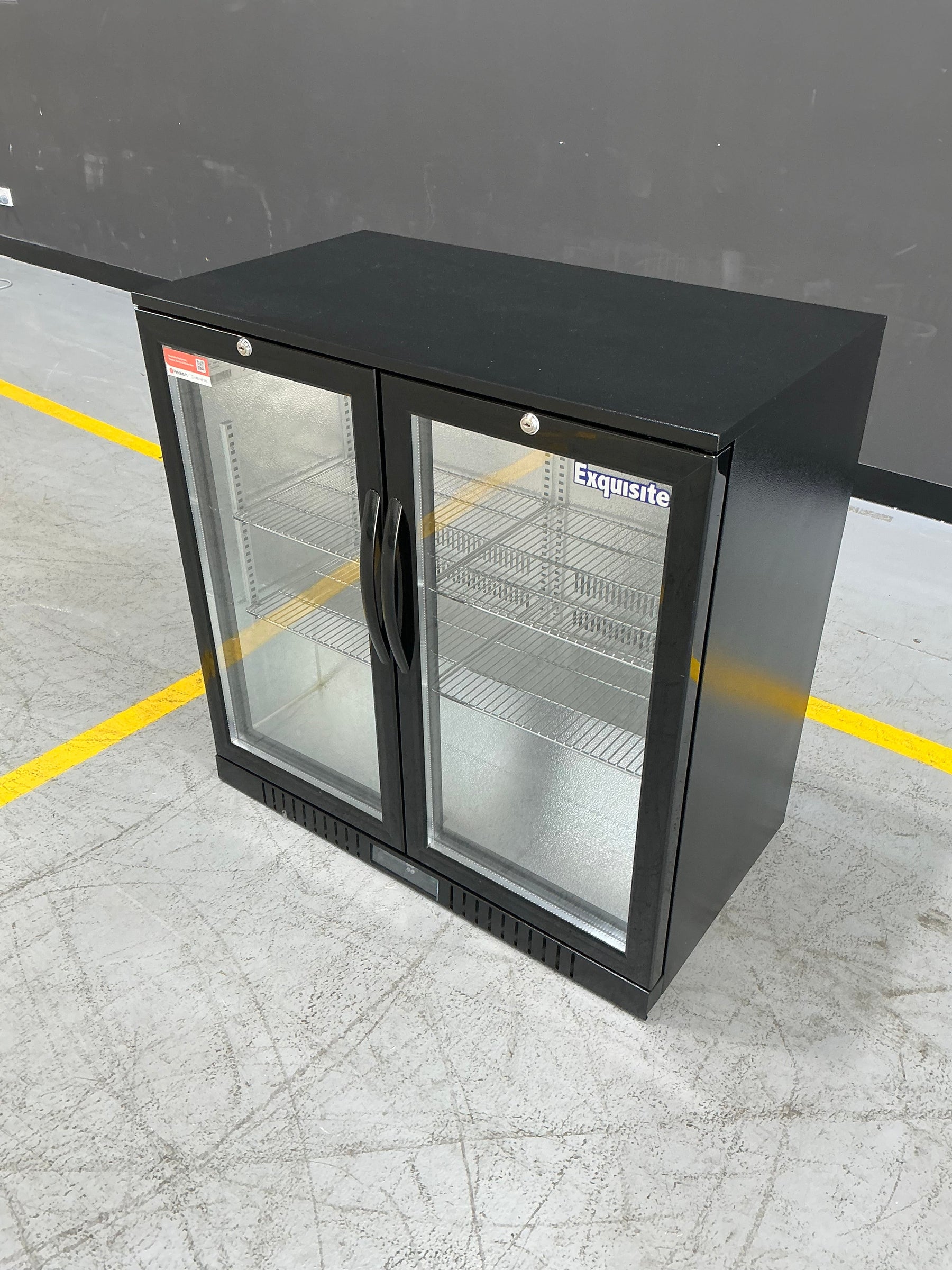Exquisite - UBC210 - Two Swing Door Backbar Display Refrigerator