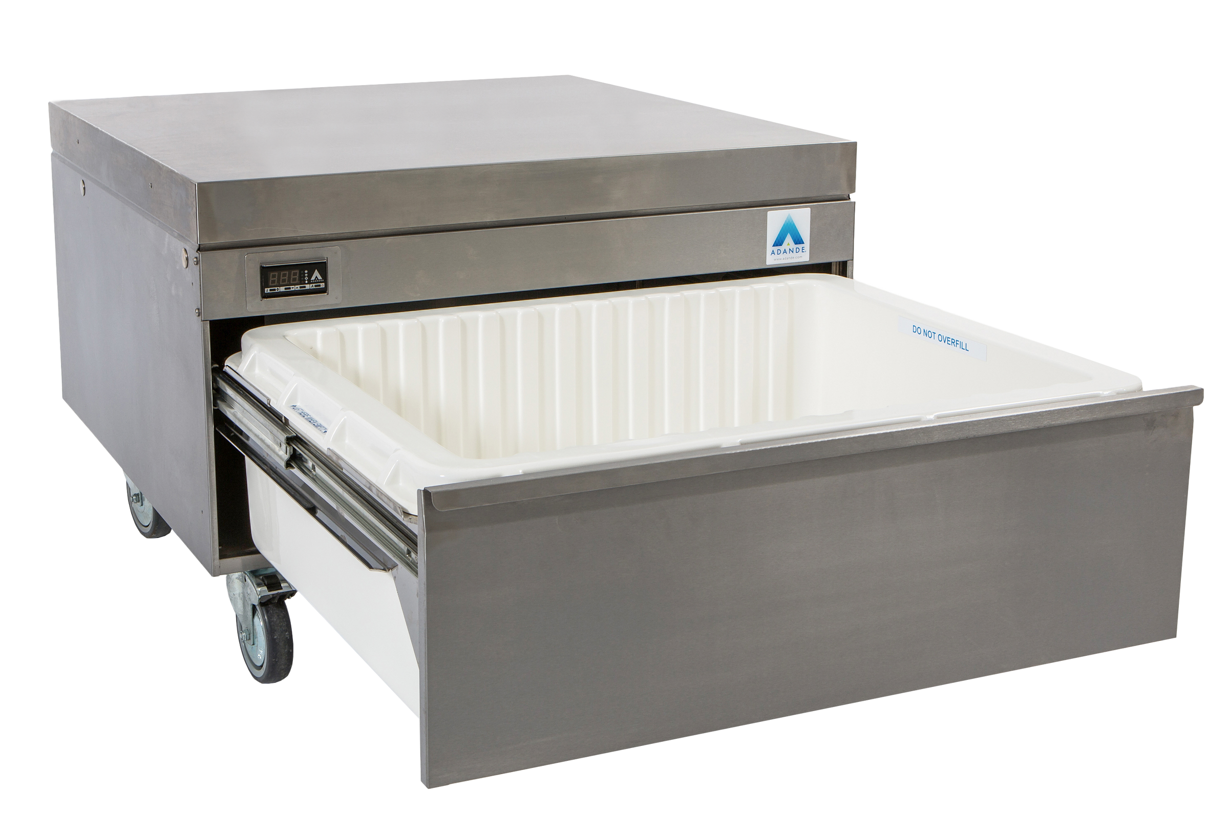 Adande VCR1.RW - Single Dual Temperature Drawer - Roller / Solid Work Top
