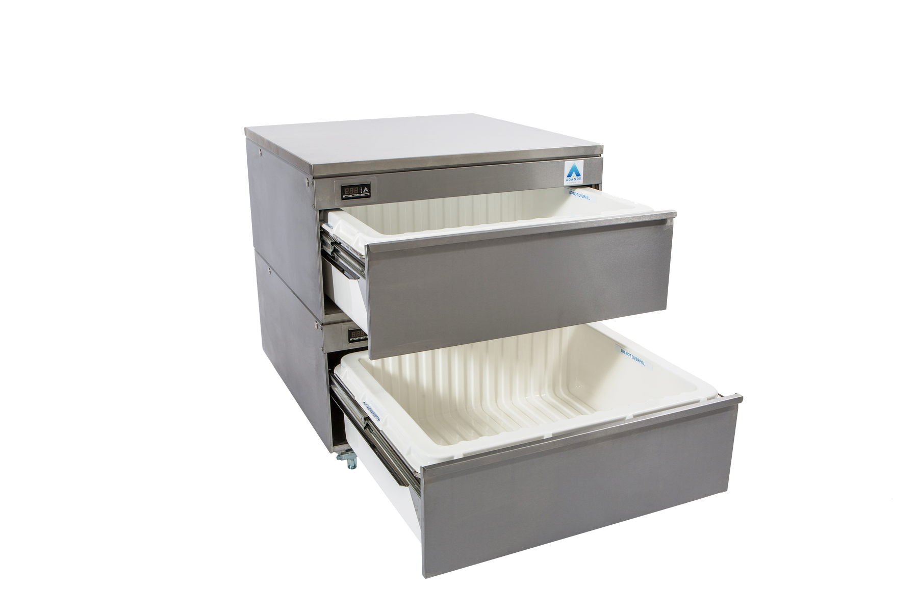 Adande VCR2.RT - Double Dual Temperature Drawer - Roller / Cover Top