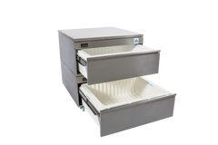 Adande VCR2.RT - Double Dual Temperature Drawer - Roller / Cover Top