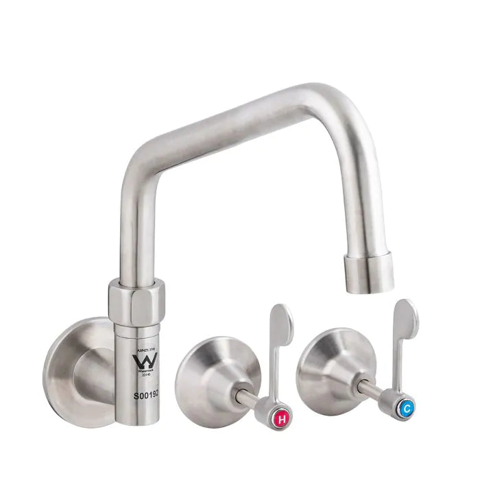 Wall Stops and Elbow with 6" Spout - T-3MCW06