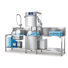 HOBART AMX-VHL PROFI Hood Dishwasher with VAPOSTOP & Auto Hood Lift