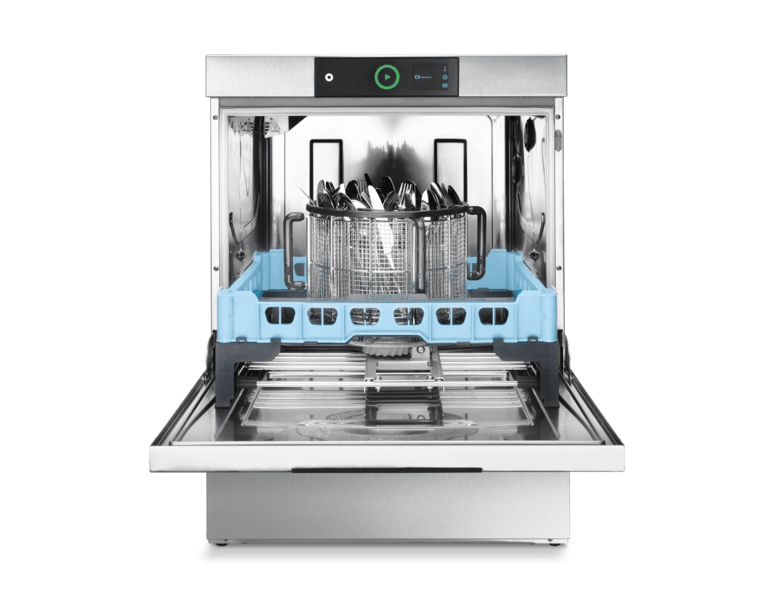 Hobart PROFI FXC-90C dishwasher with CUTLERY PREMIUM cutlery rack