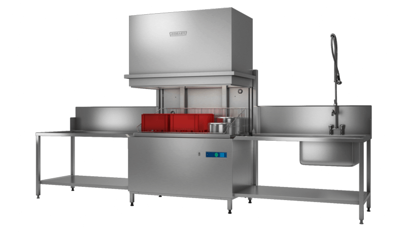 HOBART UXTH PROFI Twin Chamber Pass Thru Utensil Washer