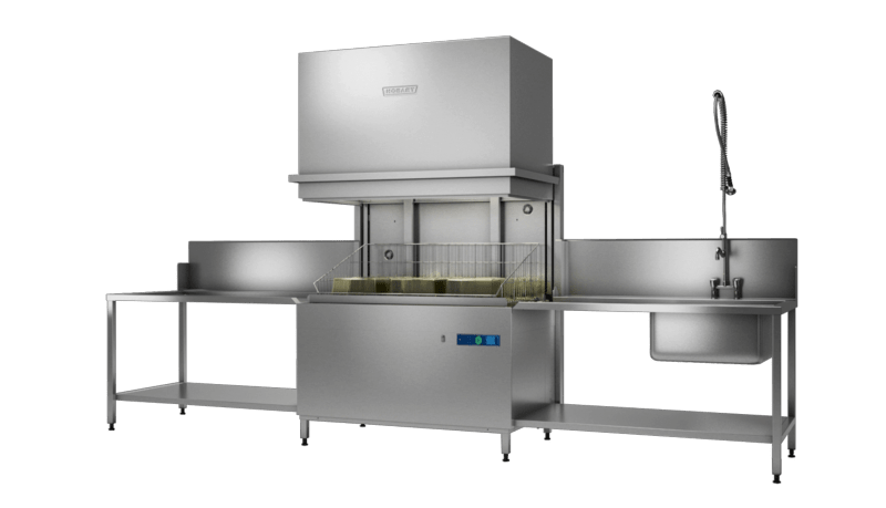 HOBART UXTH PROFI Twin Chamber Pass Thru Utensil Washer