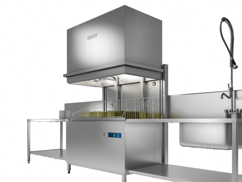HOBART UXTH PROFI Twin Chamber Pass Thru Utensil Washer