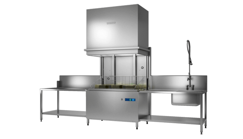 HOBART UXTLH PROFI Twin Chamber Pass Thru High Utensil Washer