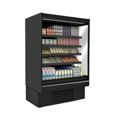 Bonnet Neve Onwave 3 Green - W937mm Open Display Chiller - Black/Black