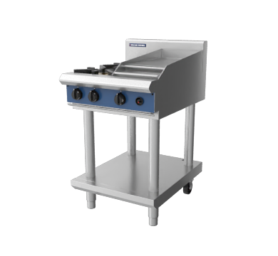 Blue Seal Evolution Series G514C-LS - 600mm Gas Cooktop - Leg Stand