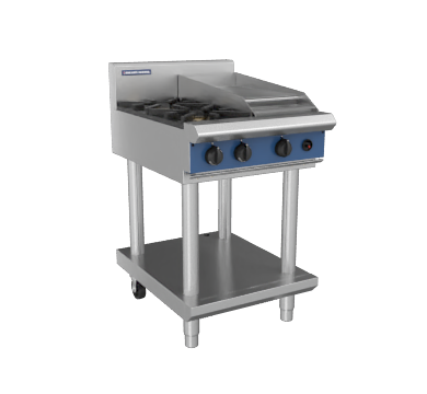 Blue Seal Evolution Series G514C-LS - 600mm Gas Cooktop - Leg Stand