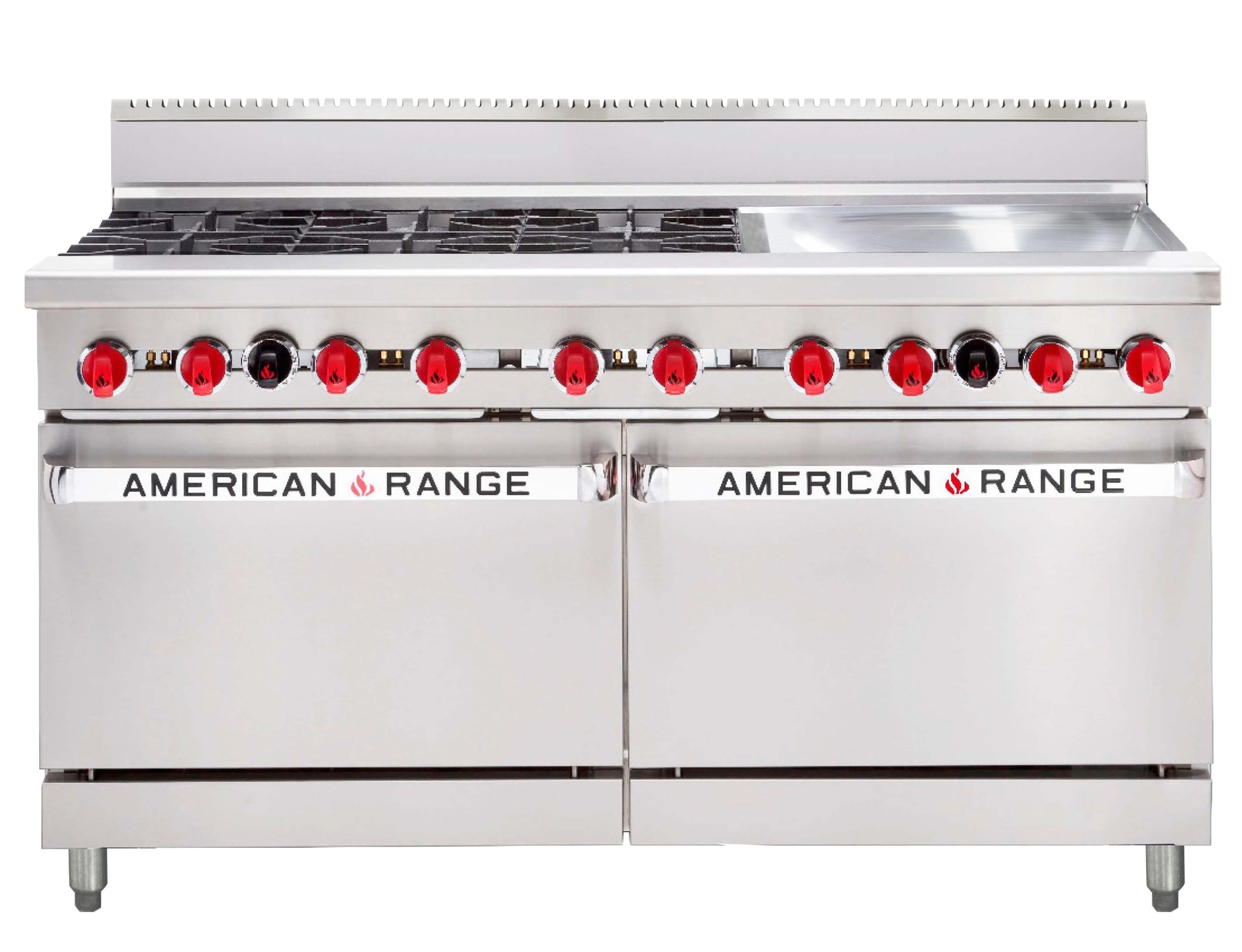 American Range AAR.6B.24G 60" Oven Range 6 Open Burners 24" Griddle