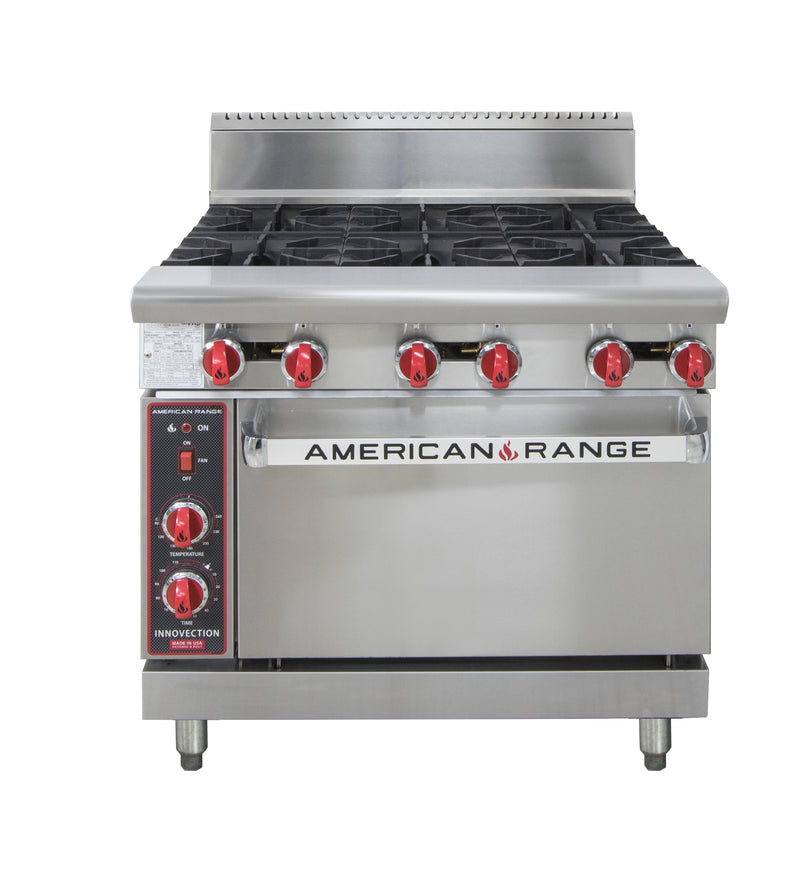 American Range 36" Innovection Oven Range AAR.6B.NV