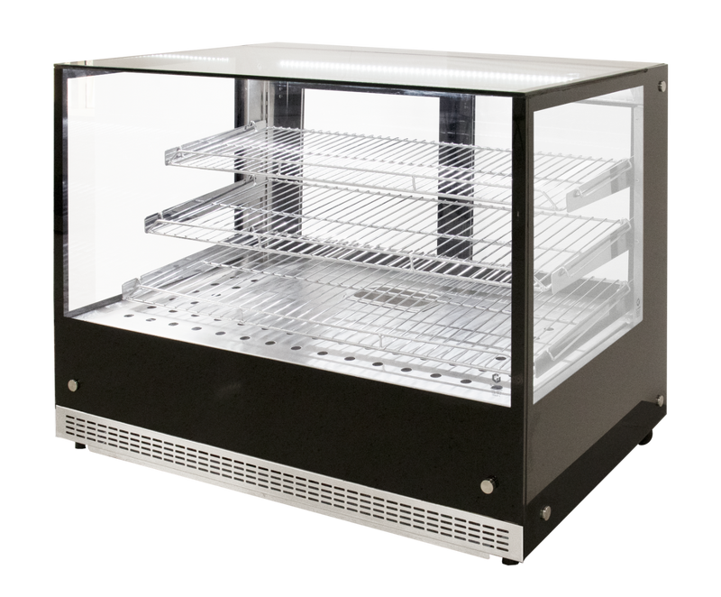 Airex Countertop Heated Square Food Display AXH.FDCTSQ.07 - 900mm Wide