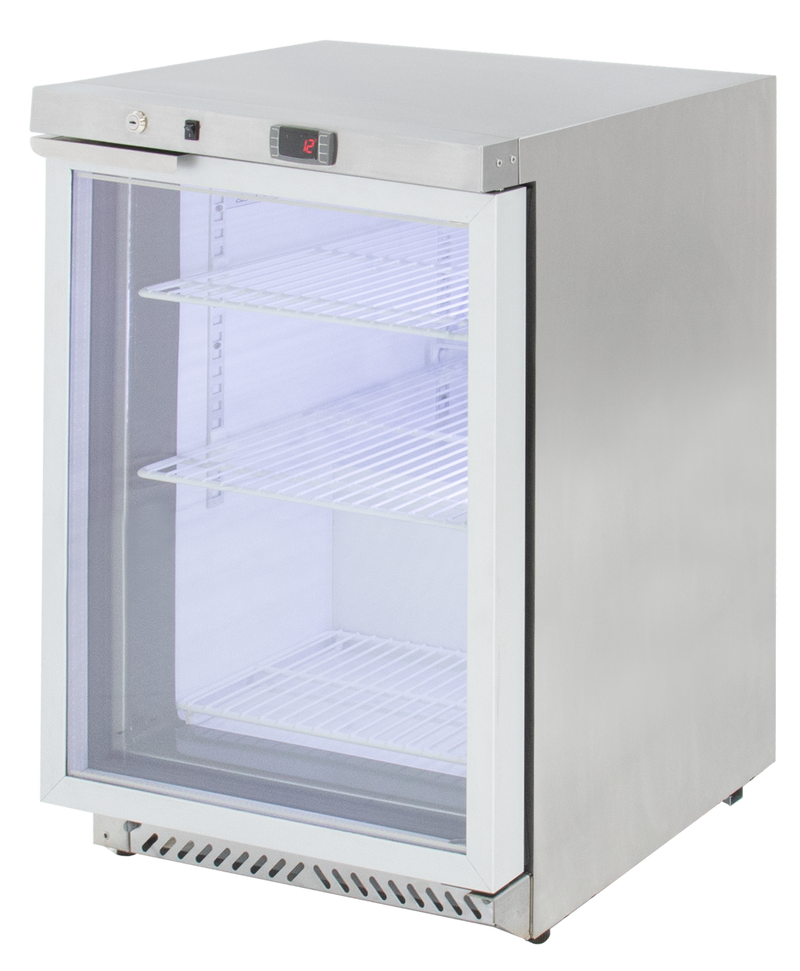 Airex Single Glass Door Undercounter Refrigerated Storage AXR.UC.1G