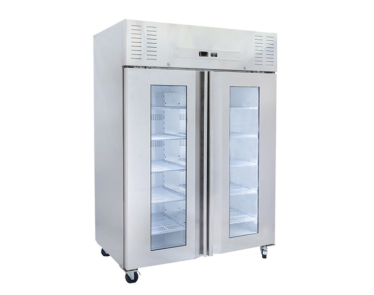 Airex Double Glass Door Upright Refrigerated Storage AXR.URGN.2G - To suit 2/1GN