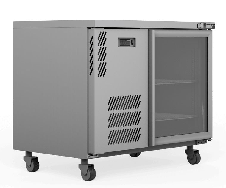 Williams Boronia - One Door Stainless Steel Under Counter Display Refrigerator