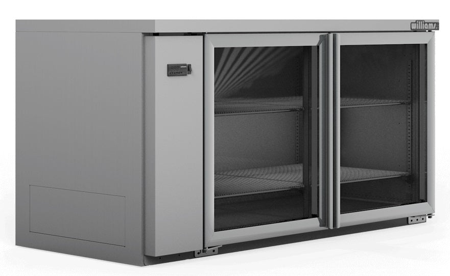 Williams Boronia - Two Door Stainless Steel Remote Back Bar Counter Display Refrigerator