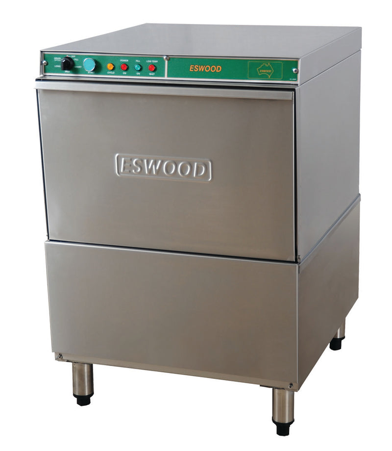 ESWOOD: Recirculating Undercounter Glasswasher fitted with rinse pump - B42GNRP