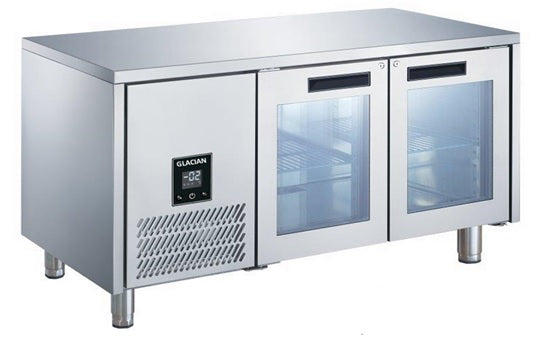 Glacian 3 DOOR SS U-BAR FRIDGE