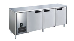 Glacian SS BENCH FRIDGE, 3 DOOR