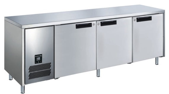 Glacian SLIMLINE STEEL 3 DOOR FREEZER