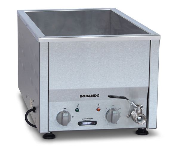 Roband Counter Top Bain Marie narrow 2 x 1/2 size, pans not included