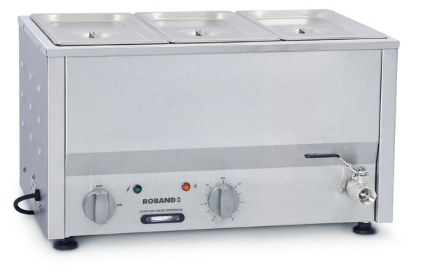 Roband Counter Top Bain Marie 2 x 1/2 size, pans not included